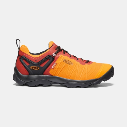 Chaussures Keen Soldes | Chaussure Randonnée Keen Venture Waterproof Homme Orange Noir (FRX695307)